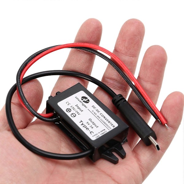 12V 24V till 5V 3A DC DC-omvandlare Regulator 12 Volt till 5 Volt 15W Strömförsörjning