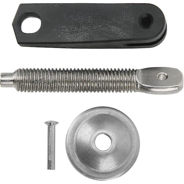Health Gear peräpeilin kiinnityssarja ruostumattomasta teräksestä, perämoottorin lisävarusteet 40 hv E40G -perämoottorille, 6e04311801, 9024304m01, 6e743116 00 ja 64843