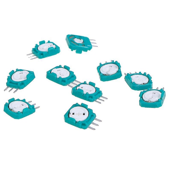 10 stk 3d Analog Joystick Potensiometer 3 Pin Sensor Modul Erstatning For Ps4 Hfmqv One Size