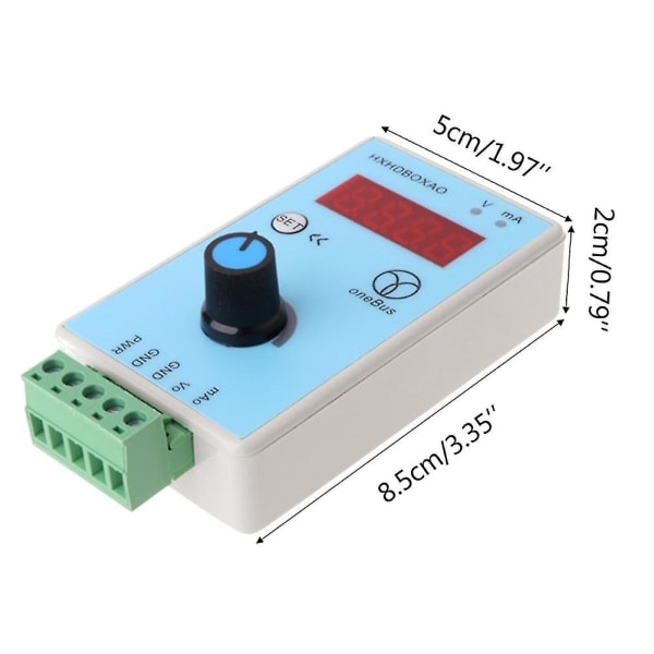 Håndholdt 0-10v/2-10v 0-20ma/4-20ma Signalgenerator Justerbar Strømspænding Analog Simulator Sig