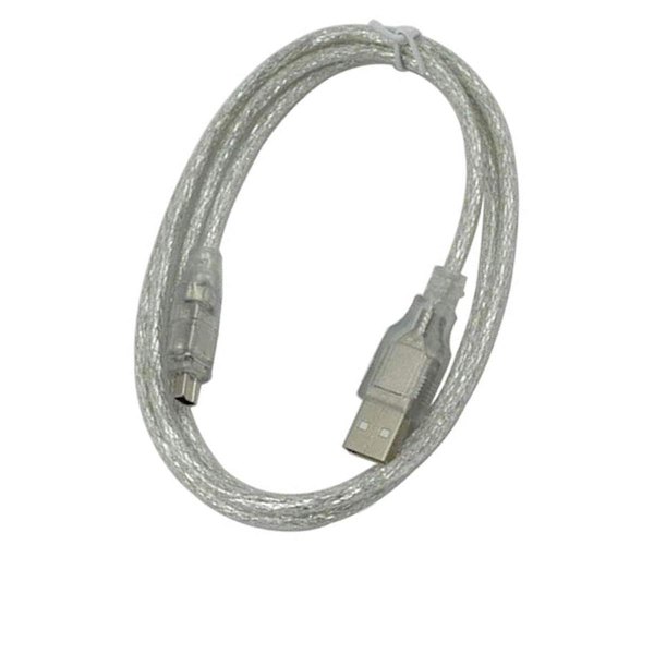 4ft 1.2m USB hane till 1394 4-polig hane DV-kabel Firewire 400 IEEE 1394-kabel Ilink Fire Wire-kabel sladd, för till JVC Sony videokamera DCR-TRV75E DV USB Fir