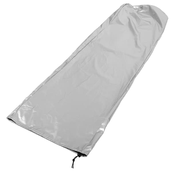 Forlængerstigeovertræk Foldbart Design Til Byggepladser Regnbeskyttelse 210D Polyester 1 Stk Silver 195.00X50.00X6.50CM