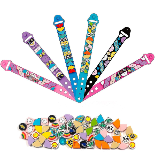 6-pack gör-det-själv-armband pärlor Set och hantverk Vänskapsarmband Leksaker för barn Flickor Pojkar Tonåringar