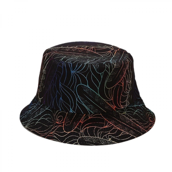 Wekity Cute Bucket Hat Beach Fisherman Hats For Dame, Vendbar Dobbel-side slitasje Unisex (hatl012)