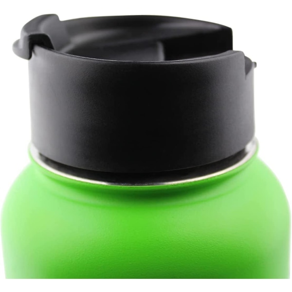 2-pakning Hydro Wide Mouth Flip And Sip Erstatningslokk eller Korktilbehør Kompatibelt med Hydroflask, Nalgene og Mange Flere Topp Vannflaskemerker