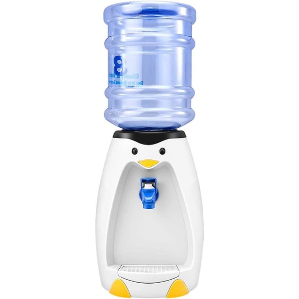 2,5 l Mini Cute Penguin Vanndispenser Med Vannbøtte Drikk 8 Vannglass Til Studenter sovesal