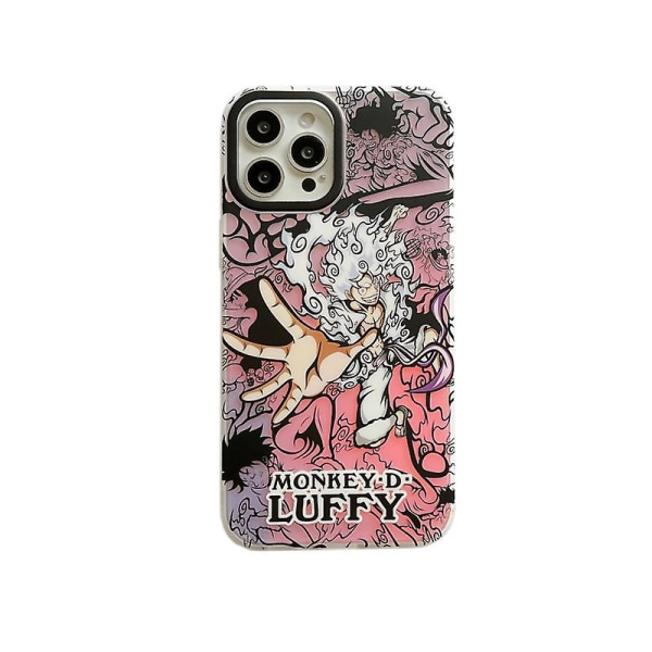 Anime One Piece Five Gear Luffy New Imd Soft Shell case , joka sopii iPhonelle 11 12 13 14 pink iphone12 PRO