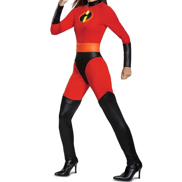 Fiolett Incredibles-kostyme 12-17 år Barn Tenåringer Cosplay Fest Jumpsuit Body+øyemaske Antrekkssett Halloween Karneval Festgaver 16-17 Years