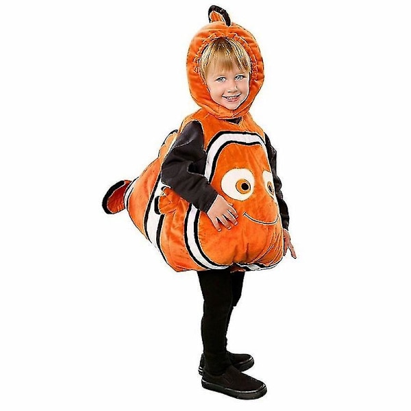 Anime Klovnfisk Moni Sødt Børnekostume Baby Kombinations Legedragt Performance Kostume - Snngv L(110-120CM)