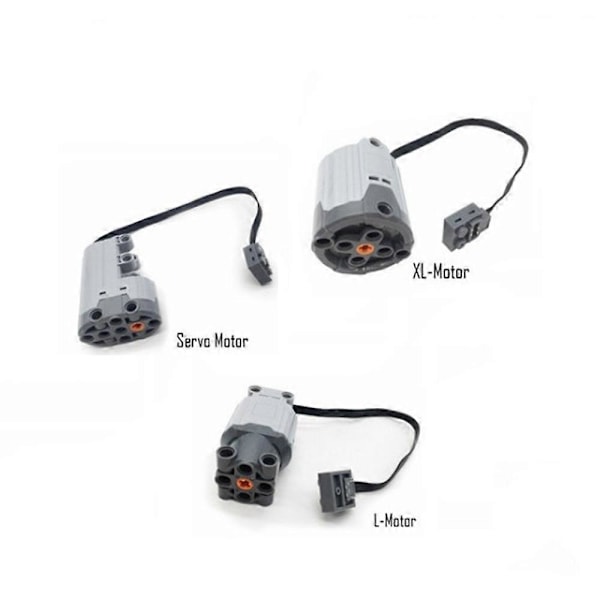 Tekniske Deler Motor Byggekloss Motor Servo-Motor 88004 for Power Functions Elektrisk Montert Byggekloss Leke
