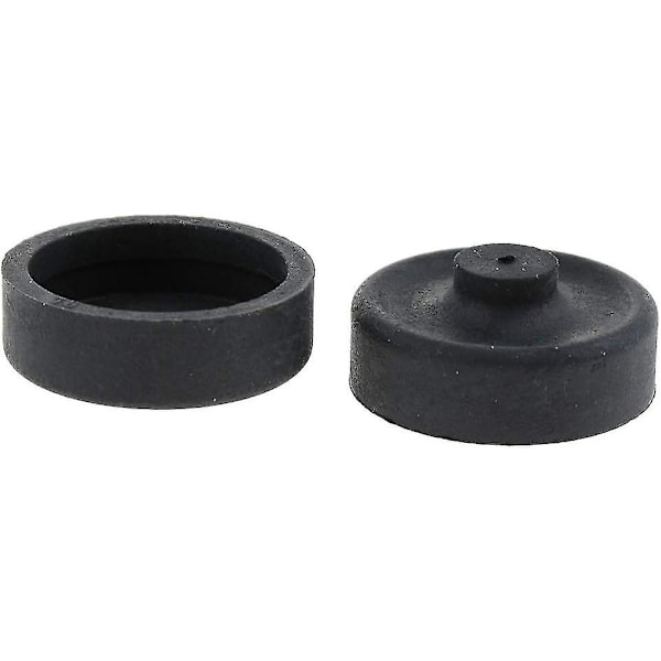 10 stk Gummikoppdeler Membran Luftpumpe For Akvarium Fiskepumpe Erstatning, Svart, 2