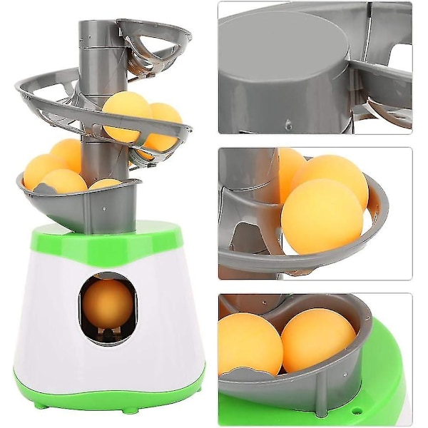 Automatisk Ballmaskin Bordtennis Trener Ping Pong Automatisk Servering Kaste Maskin Med 10 Baller For Sports Trening