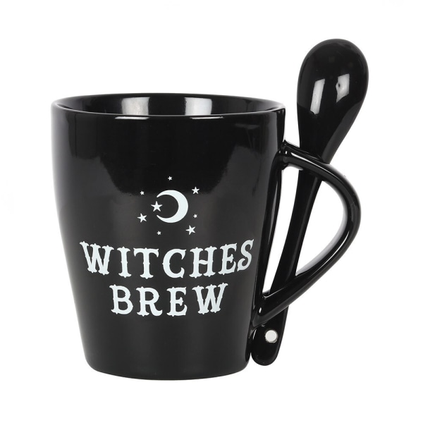 Något annat Witches Brew Mugg Set Svart/Vit Black/White One Size