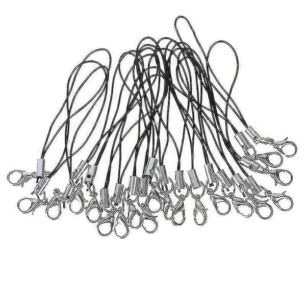 10 stk. Nøglesnor til USB-flashdrev, rem, sort Hfmqv