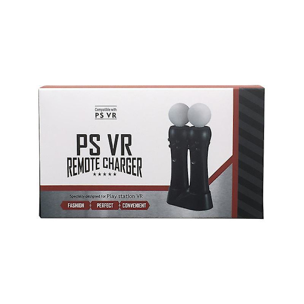 PS4 VR-controller Dobbelt Opladningsstation til PlayStation Move-controllere
