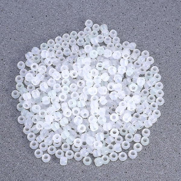 250 stk flerfarge plast Uv perler klare perler farge Magisk skiftende Uv reaktive ponniperler for smykker Making-liuyue
