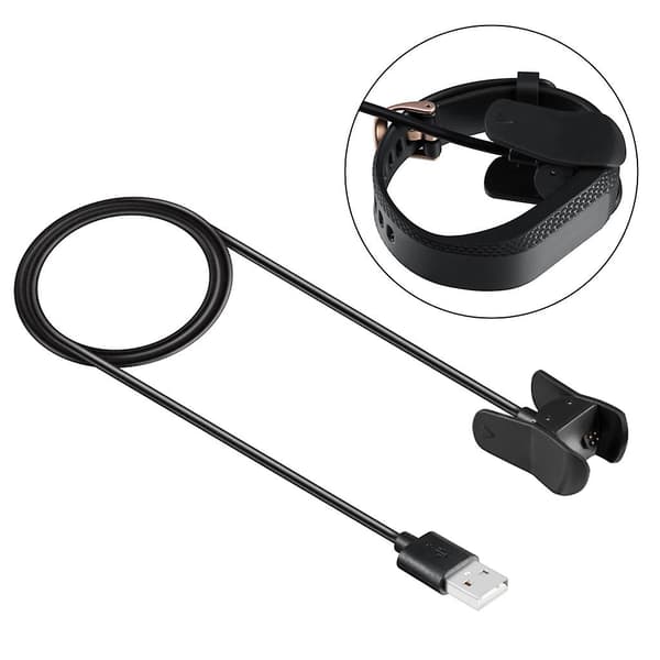 Strømadapterladerkabelholder Ladeledning for Vivosmart 3