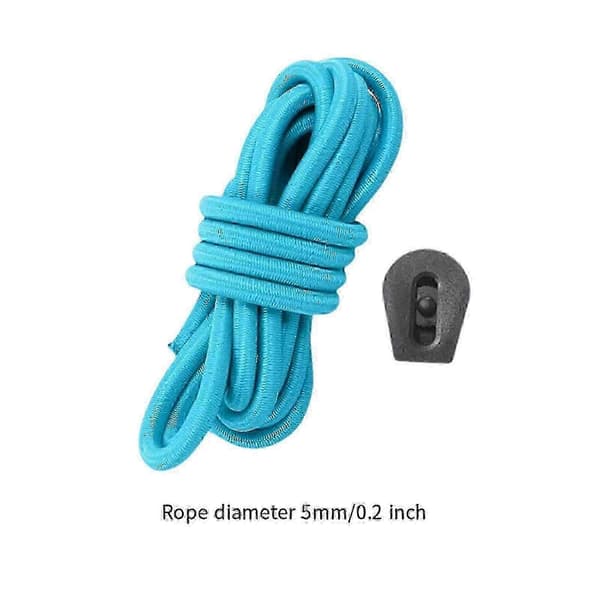 Elastisk strikkstrikk, solid vannsport med justerbar sklisikker spenne, rød Blue