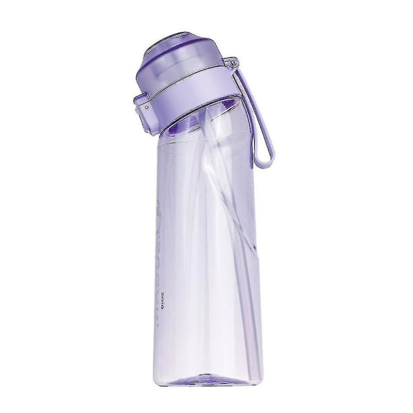 Vannflaske med luftfruktduftsmak Transparent Purple