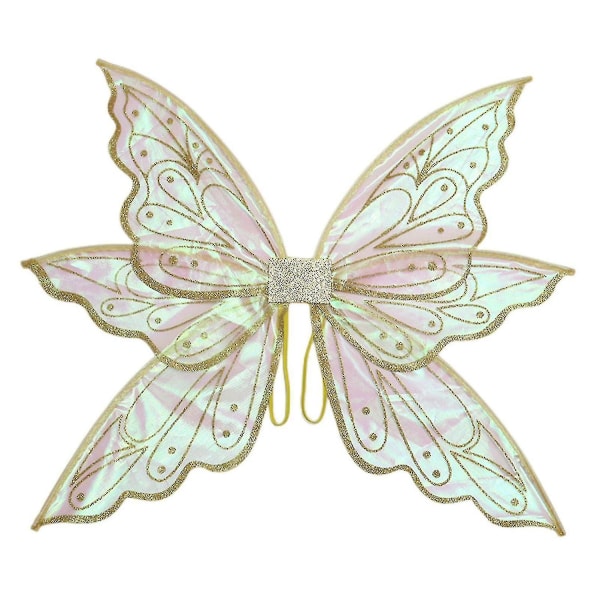 Butterfly Wings, Fairy Wings, Womens Butterfly Wings, Fairy Wings Til Piger Voksne, Dame Piger Fai Gold gilding