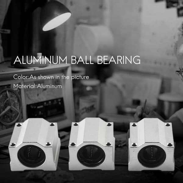 4 stk. SC20UU 20mm Aluminium Lineær Bevægelse Kugleleje til
