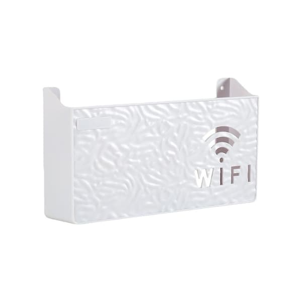 Wall Mount Router Opbevaring Stb No Punch Set-top Box Hylde Organizer Stue