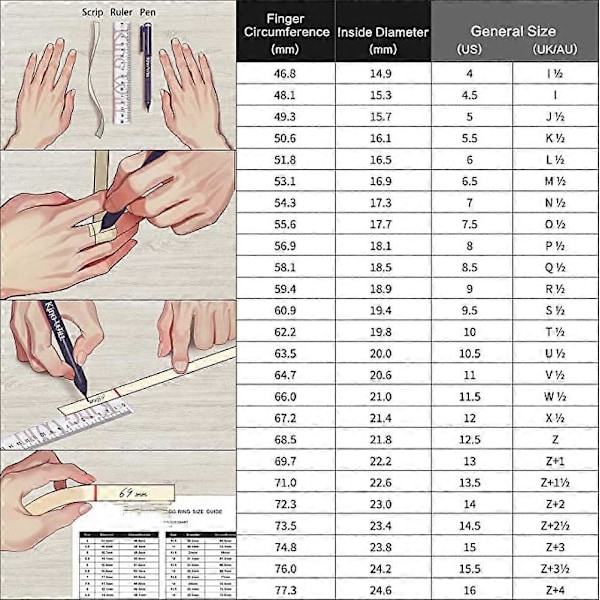 Intertwine Musta Sininen Ruostumaton Teräs 8mm Sormukset Miehille Spinneri Fidget-sormus Ahdistukseen Miehille Reunaketju Upotus - 13.5 8.5