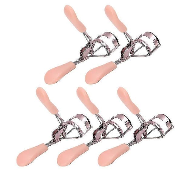 5 stk. øjenvippebukker bærbar øjenvippebukker kosmetiske makeupværktøjer pink