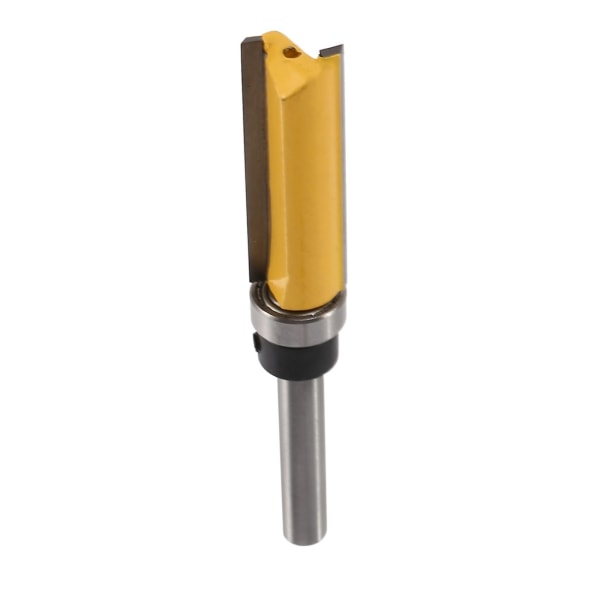 4 stk. Flush Trim Fræser Bits Top Bearing Fræser Bit 1/4 Tommer Skaft Lige Mønster Skabelon Fræser