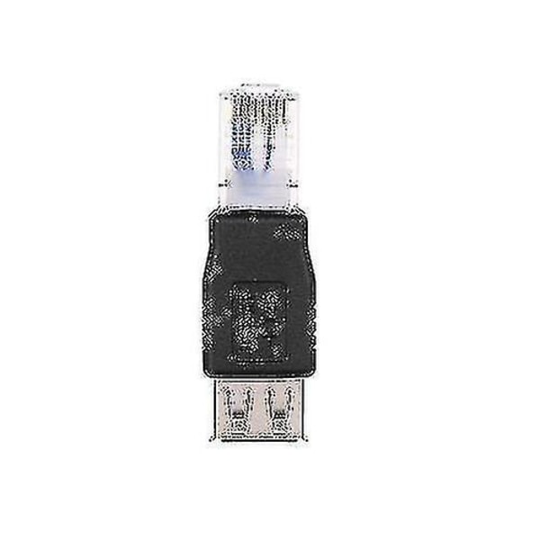 2023-usb A Hunne Til Ethernet Rj45 Male Adapter Converter Router Connector Plug Socket Lan Network