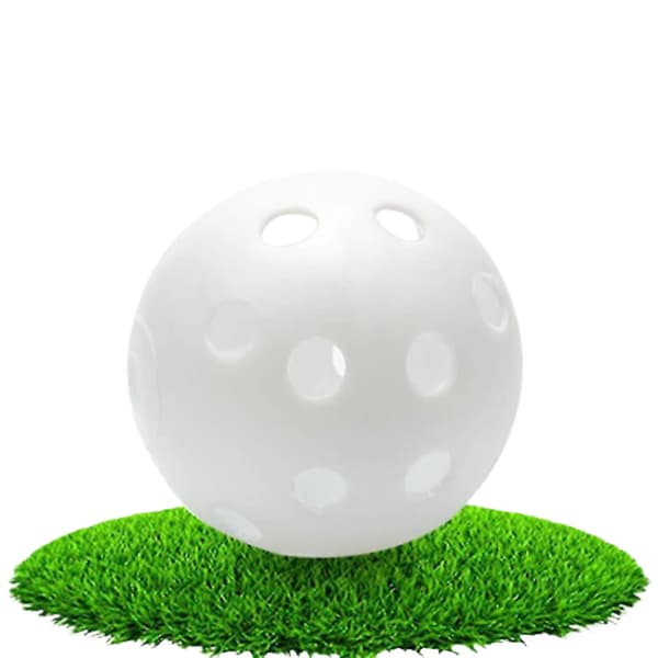 25 hule golfbolde i plastik til svingtræning, kompatible med Fly Golf, luftstrømsdesign til driving range og hjemmebrug [JUN]