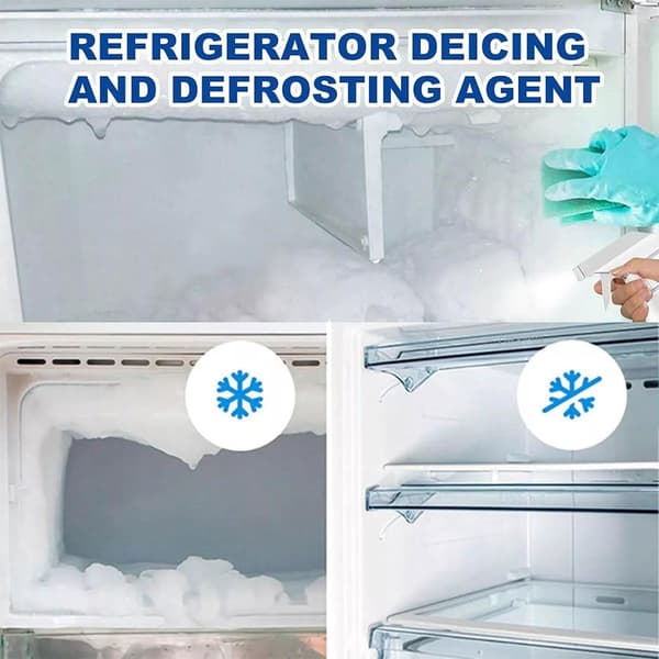 Avfrostningsspray för kyl och frys, Uppgraderad avfrostningsspray 120mlA 1pcs