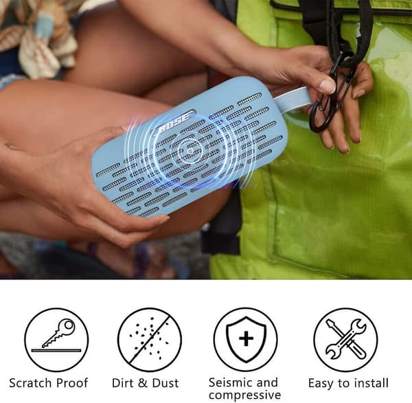 Silikonisuojus Bose Soundlink Flex -kaiuttimen lisävarusteille