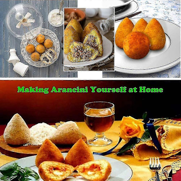 Arancini-form, DIY-form för risbollar, mångsidig risbollshakare, hemlagad fylld köttbollstyp