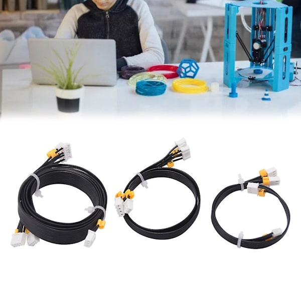 3 st. Begränsningsswitch Steppermotor Kabel för Ender-3 X Y Z-axel X750+y420+z180mm