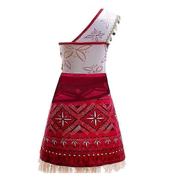 Flickor Ny Film Moana 2 Klänning Halloween Party Äventyr Kostym Flicka Prinsessa Fancy Kläder-Bra 120 cm