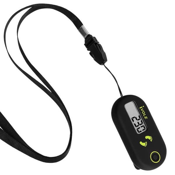 Elektronisk stegräknare Bärbar stegräknare Mini Walking Stegräknare Sporttillbehör för fitness