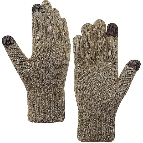 Winter Warm Knit Gloves - Pekskärmshandskar Thermal med mjukt foder