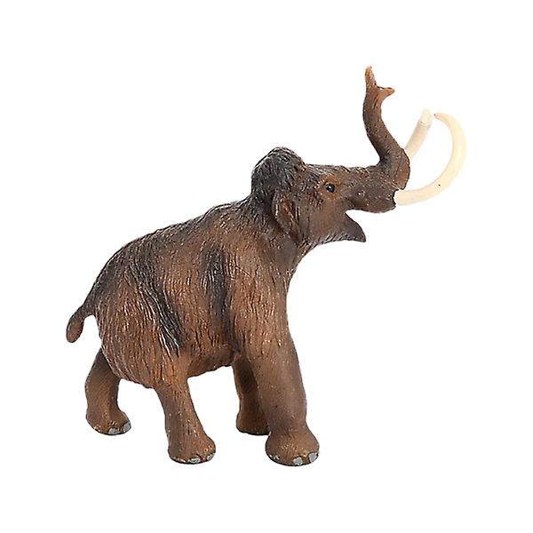 Simulering Animal Toy Woolly Mammoth Model Forhistorisk skapning Plastmodell