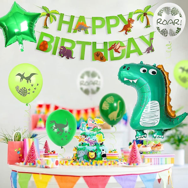 Ballong Födelsedag, 3 Års Födelsedagsdekoration, Ballong 3 Födelsedag, Födelsedagsdekoration Pojke 3 Dinosaurie, Dino Ballong 3 Födelsedag, 3 Års Födelsedagsdekoration,