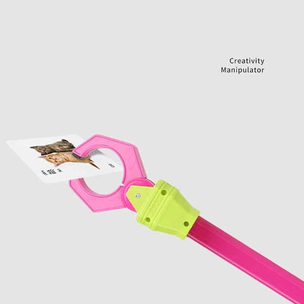Interaktiv Leksaksgrepp, Starkt Greppverktyg, Hand-Öga-Koordinationsspel, Robot för Småbarn Barn Greppverktyg för Vuxna Barn Pink 50x13cm