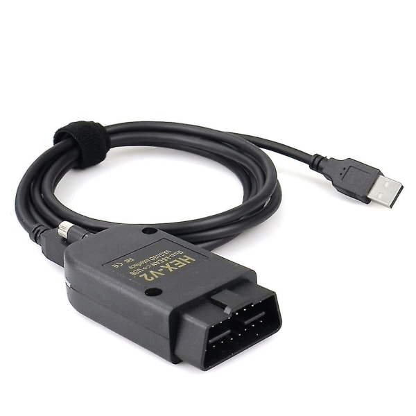 Vcds Hex X2 22.3 Hex Can USB -gränssnitt Lämplig för Seat-flerspråkig Atmega162+16v8+ft232rq Hex V2 Vag-usb 21.3 21.9