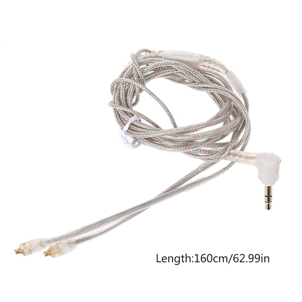 Til Se215 Se315 Se425 Se535 Th904 Hovedtelefon Lydkabel Guldbelagt ledning Stereo Mobilkabel Balanced Sense-ledning