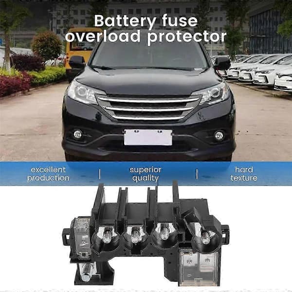 För Honda Terminalmontering Batterisäkring 38210-TK6-003 Black