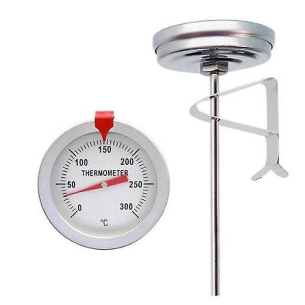 Termometer för Vedugn / Pizzaugn / Stenugn / 400 C / 30 Cmanalog, Bimetall.