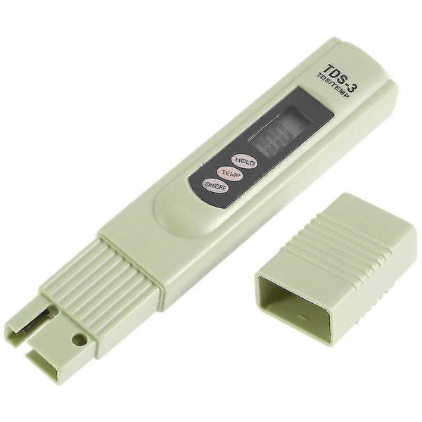 LCD TDS-3 Drikkvannskvalitetsmåler Digital Tester Temperatur PPM Testmåler Pen Analysator
