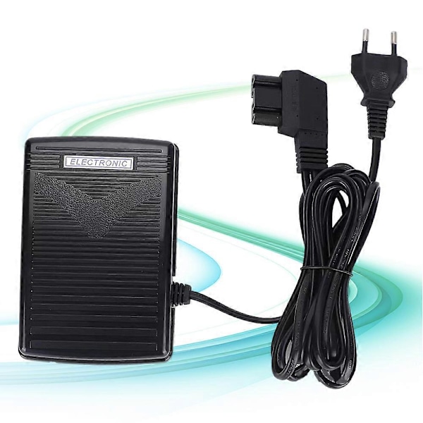 220V Jalkapoljin ja johto Bernina 830 831 800 810 811 817 pyöreälle liittimelle
