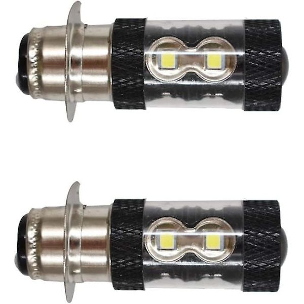 2x 100W Led Super White -ajovalopolttimot Honda Trx 250 300 400 450 700 -malleihin