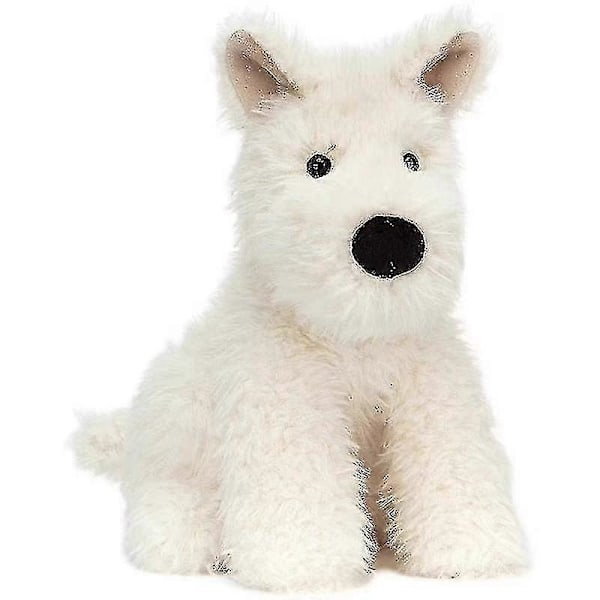 West Highland Terrier -pennun pehmolelu - Täytetty eläin - Tyttömäinen nukkelahja 40cm White