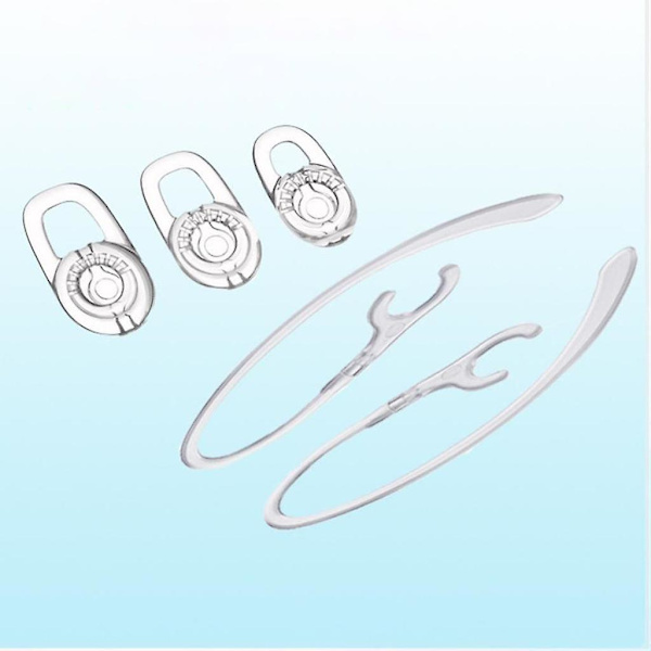 Øretips i silikon med 360 graders roterende ørekrok for Plantronics M70